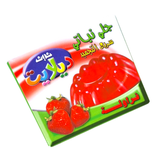 Strawberry  -  جيلي نباتي ( حلوا الجيلي )